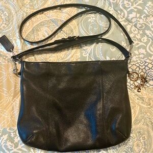Coach Black Leather Shoulder Bag